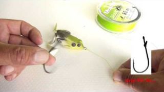 How-to tie a Palomar Knot using the Grip Pin Max ulimate flipping hook
