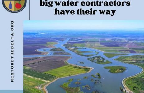 Restore the Delta has critiqued exclusionary government water planning